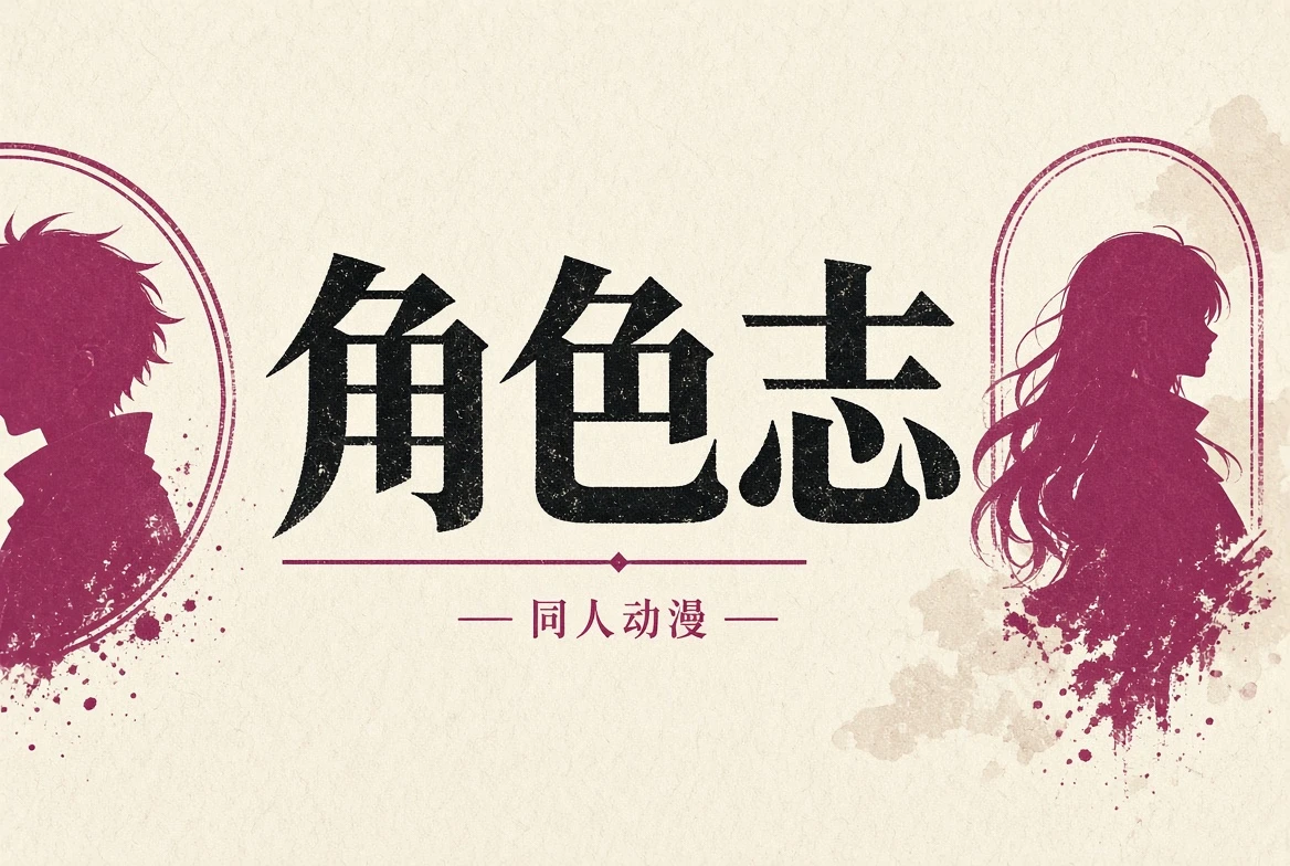角色志的栏目插画
